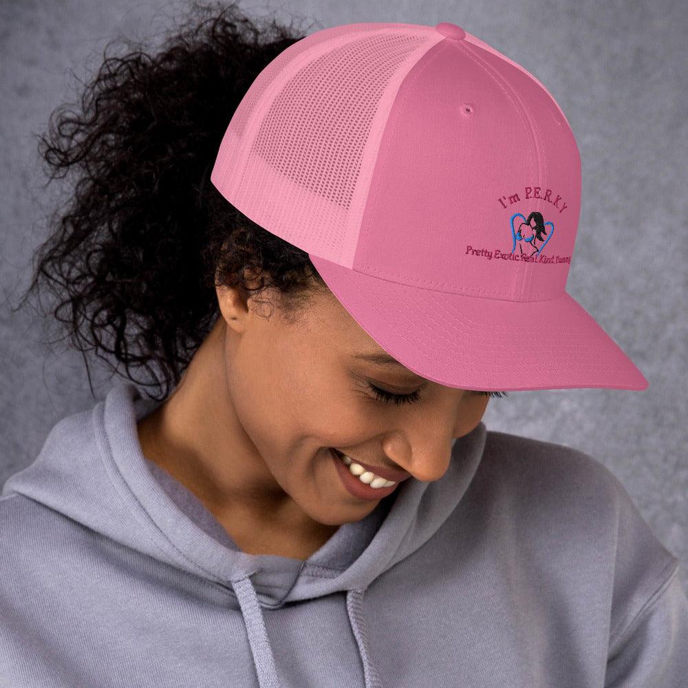 "I'm P.E.R.K.Y" Cap - Lady Vals Vanity