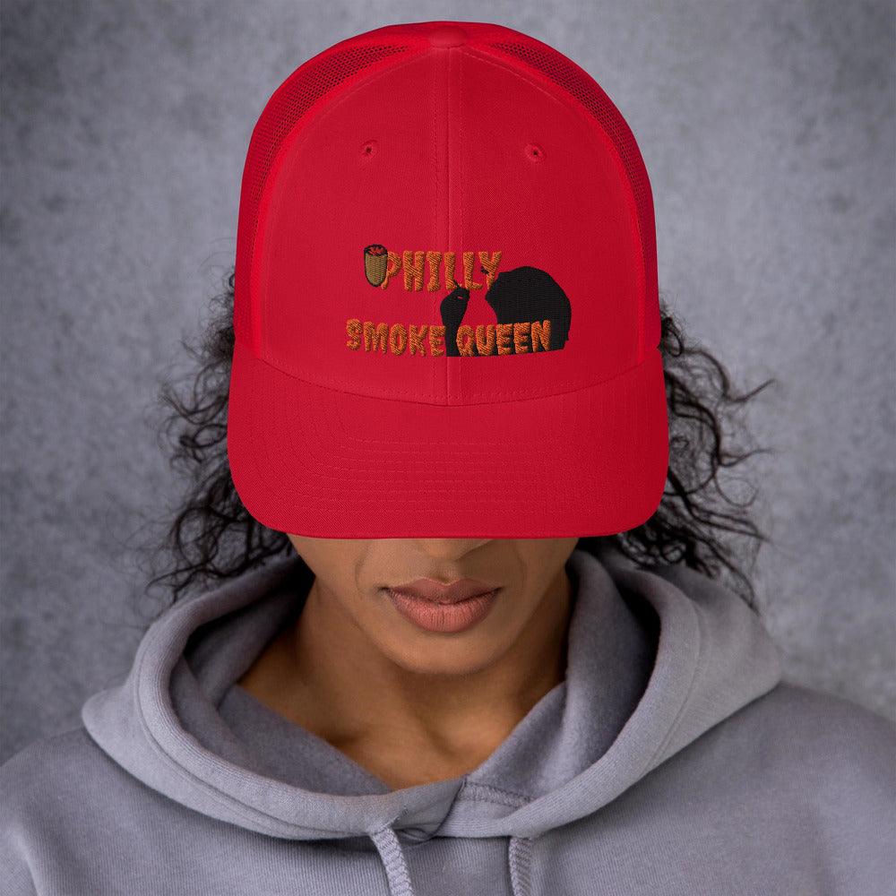 Philly Smoke Queen Trucker Cap - Lady Vals Vanity