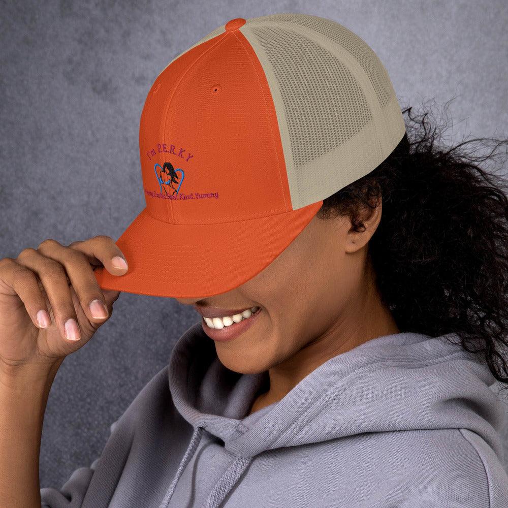 "I'm P.E.R.K.Y" Cap - Lady Vals Vanity