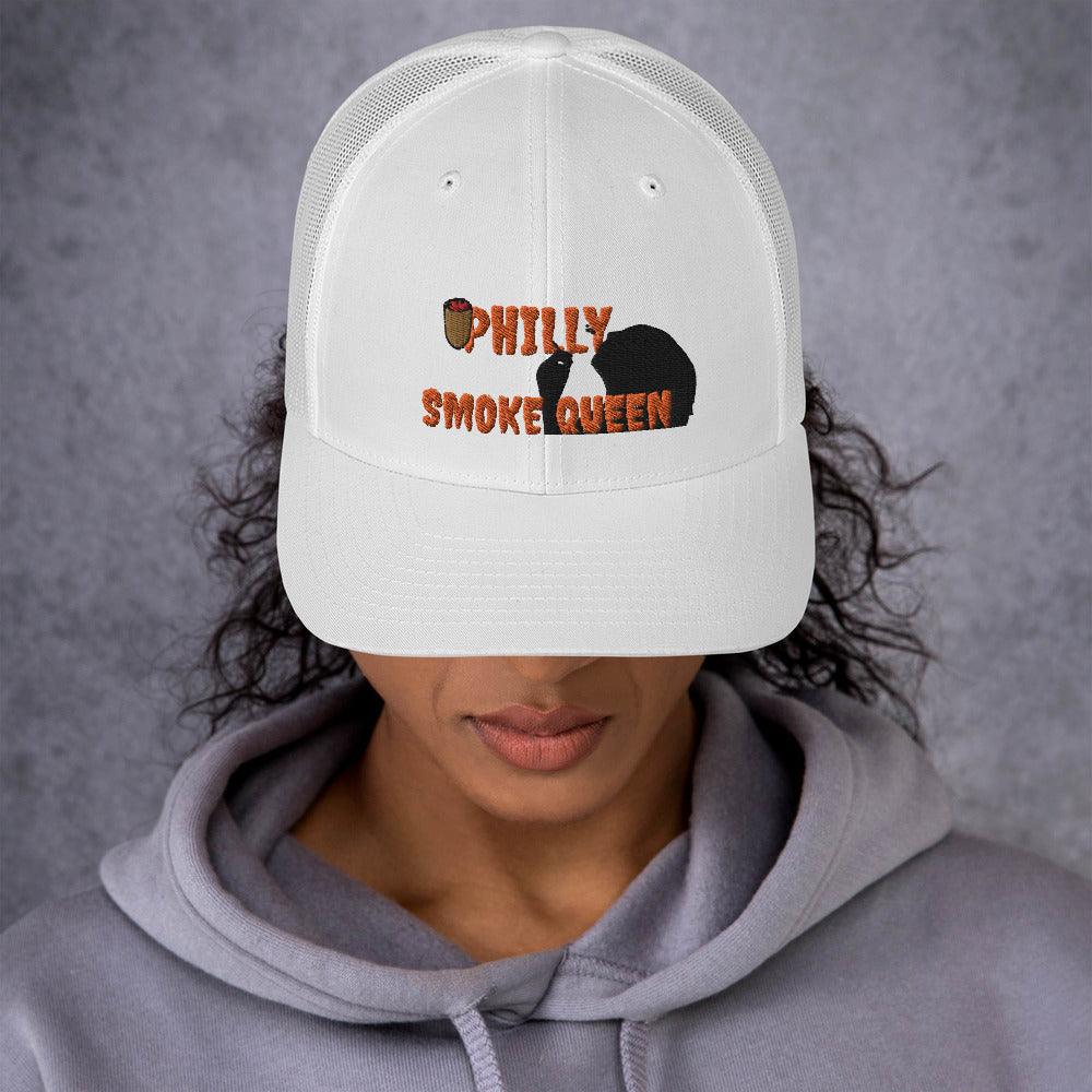 Philly Smoke Queen Trucker Cap - Lady Vals Vanity