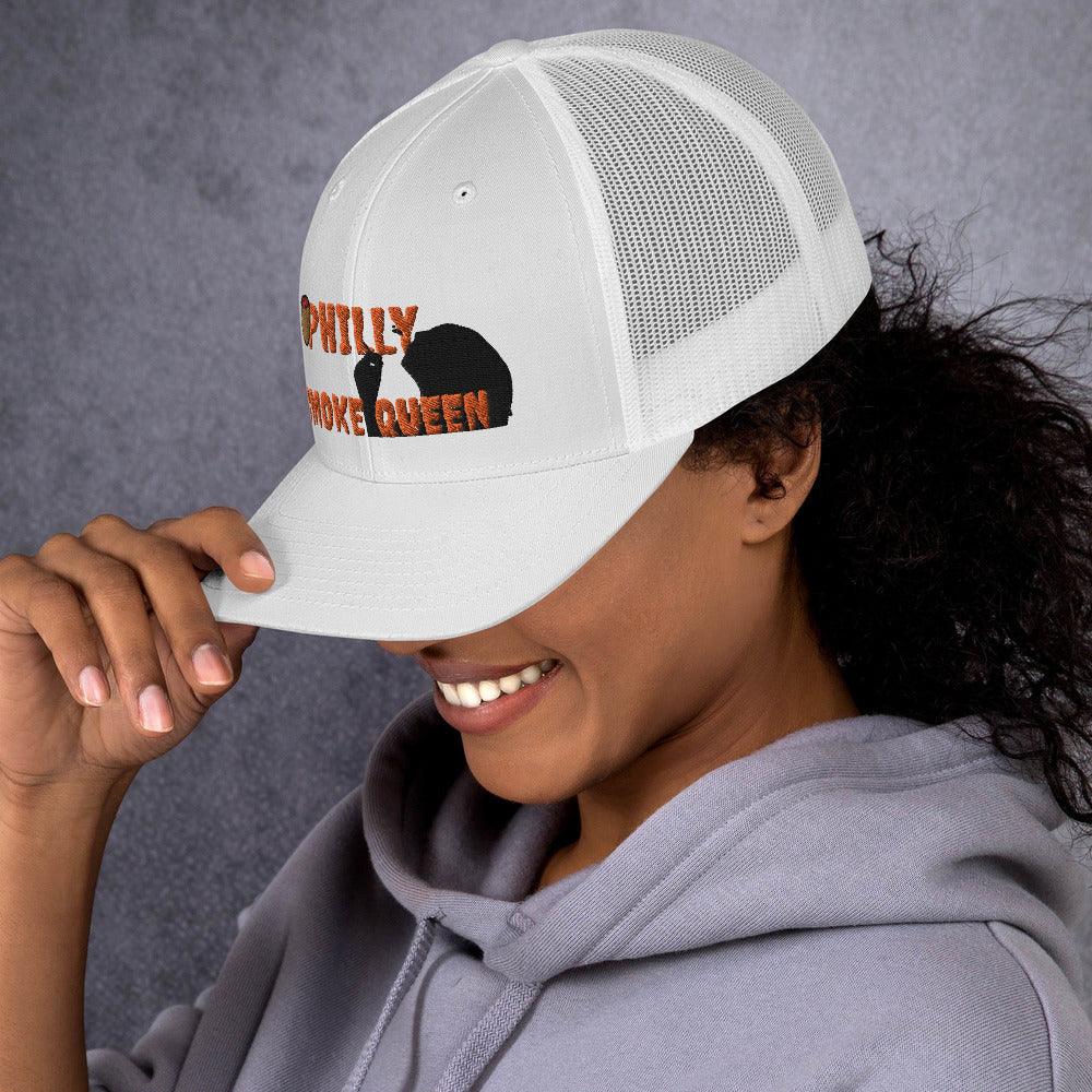 Philly Smoke Queen Trucker Cap - Lady Vals Vanity