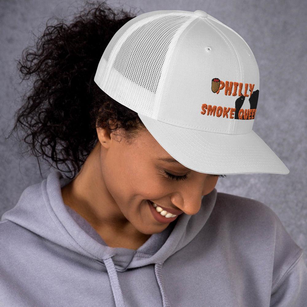 Philly Smoke Queen Trucker Cap - Lady Vals Vanity