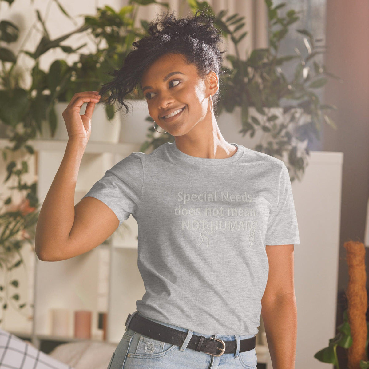 Special Needs does not mean NOT HUMAN Unisex T-Shirt - 