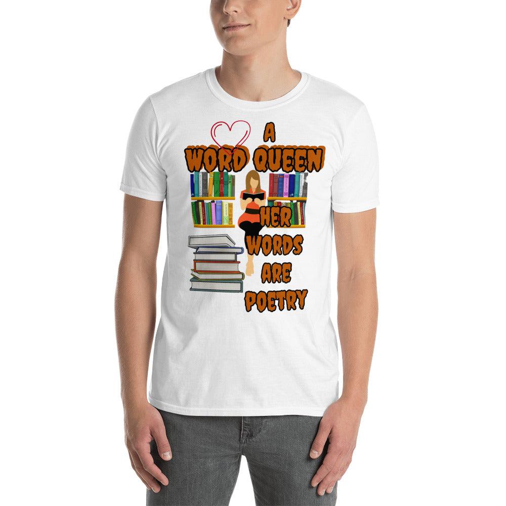 "Love A Word Queen" Short-Sleeve Unisex T-Shirt - Lady Vals Vanity